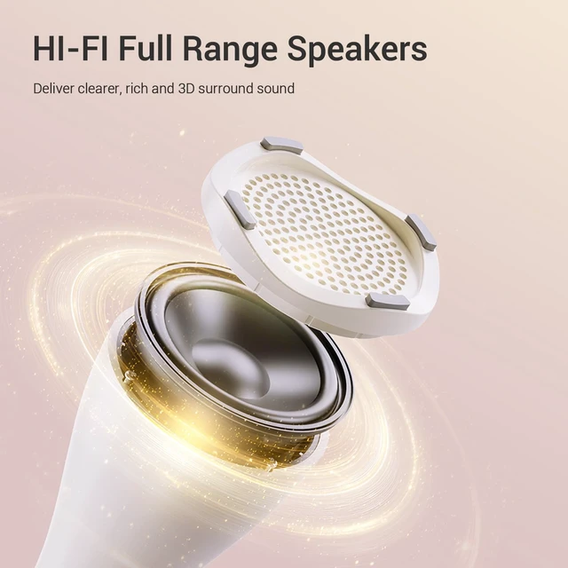 Alt view image 6 of 7 - TAKSTAR DA10 15W Wireless Bluetooth Mic & Speaker, Handheld Microphone | HiFi Speaker, Supercardioid Mic, DSP Noise Canceling, LED Display, 4 Voice Modes, 10H Playtime