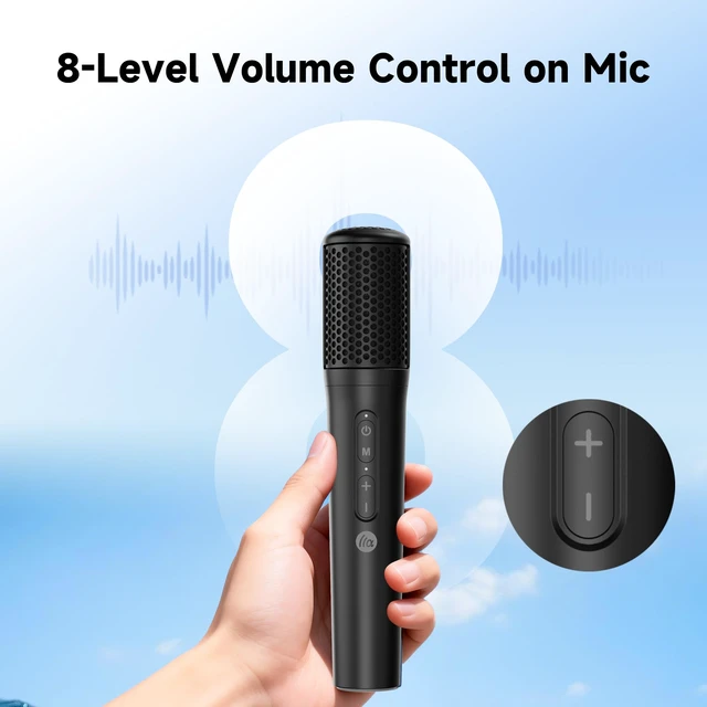 Alt view image 6 of 7 - TAZATA Wireless Microphones System,Dual Handheld Microphone with Rechargeable Receiver, for Karaoke, Speech, Wedding, Church, PA System,Outdoor Events,Party Gifts
