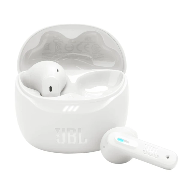 Alt view image 4 of 7 - JBL Tune Flex 2 - Noise Cancelling Earbuds - White | JBL Pure Bass Sound with Spatial Sound, Adaptive noise cancelling with Smart Ambient, Personi-Fi 30, 2 ear tip sound modes