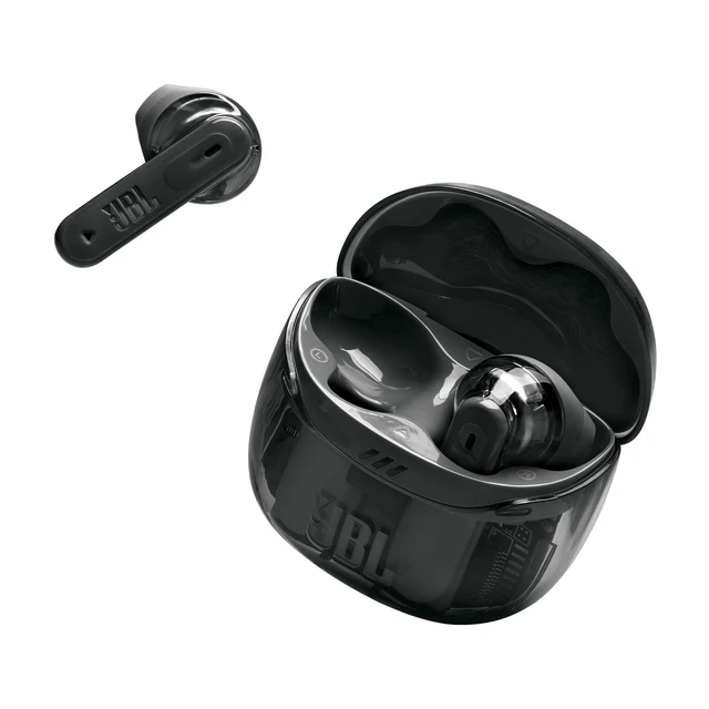 Alt view image 2 of 4 - JBL Tune Flex 2 Ghost Edition - True Wireless Noise Cancelling Earbuds - Ghost Black
