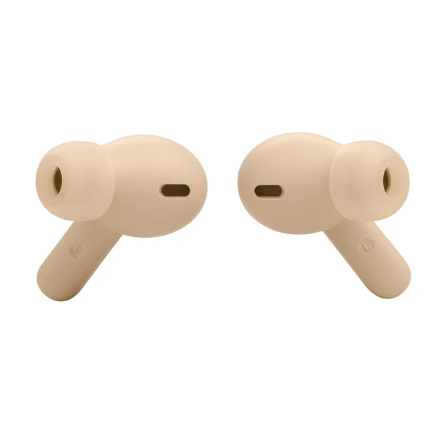 Alt view image 3 of 6 - JBL Vibe Beam - True Wireless Earbuds - Beige | JBL Deep Bass Sound, Comfortable fit, Up to 32 8h 24h total hours of battery life with speed charging