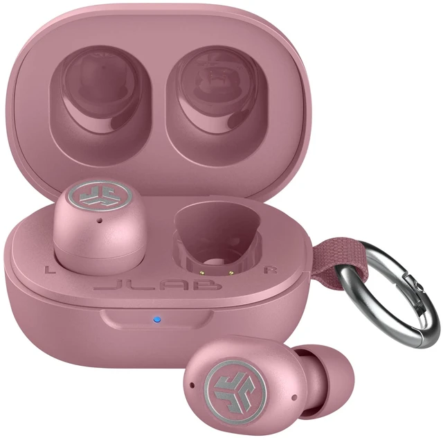 Main image of JLab JBuds Mini ANC True Wireless Earbuds with Apple Find My, Blush Pink