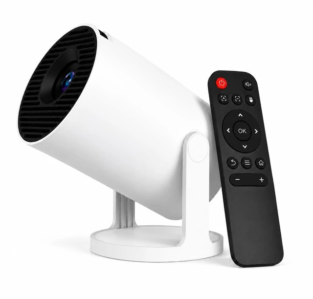 Main image of Mini Projector 4K WiFi 6 Bluetooth 5.4 Built-in Apps Portable Projector | Multiple Device Compatibility, 180° Rotation, Built-in Speaker, Auto Vertical Keystone Correction, Easy Setup Home & Outdoor