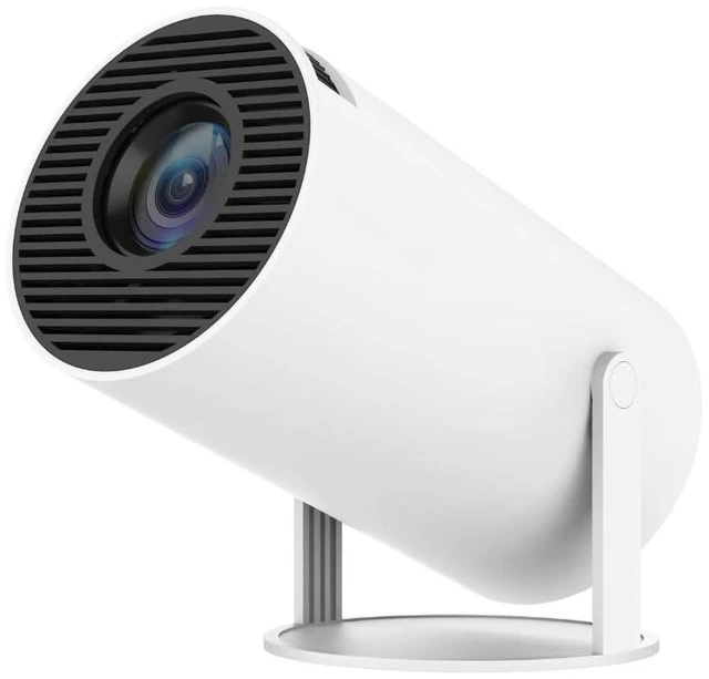 Main image of Portable Projector with 5W Audio Speaker,4K Support,180 Degree Rotation,Wi-Fi 6 and Bluetooth, Auto Vertical Keystone Compatible with HDMI/TV Stick/iPhone/Laptop(white-02)