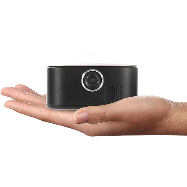 Alt view image 2 of 7 - APIO 640x360 Resolution 1080p Clear Imaging Smart Mini DLP Pocket Projector HDMI, USB, High Resolution Display for Streaming Movies, Laptops, Phones, Presentation, Home & Outdoor
