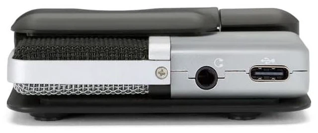 Alt view image 2 of 6 - Samson Go Mic Portable USB Condenser Microphone for Video Conferencing | 16-bit/44.1 kHz, switchable cardioid/omni mode, headphone output, for podcast, streaming and home recording