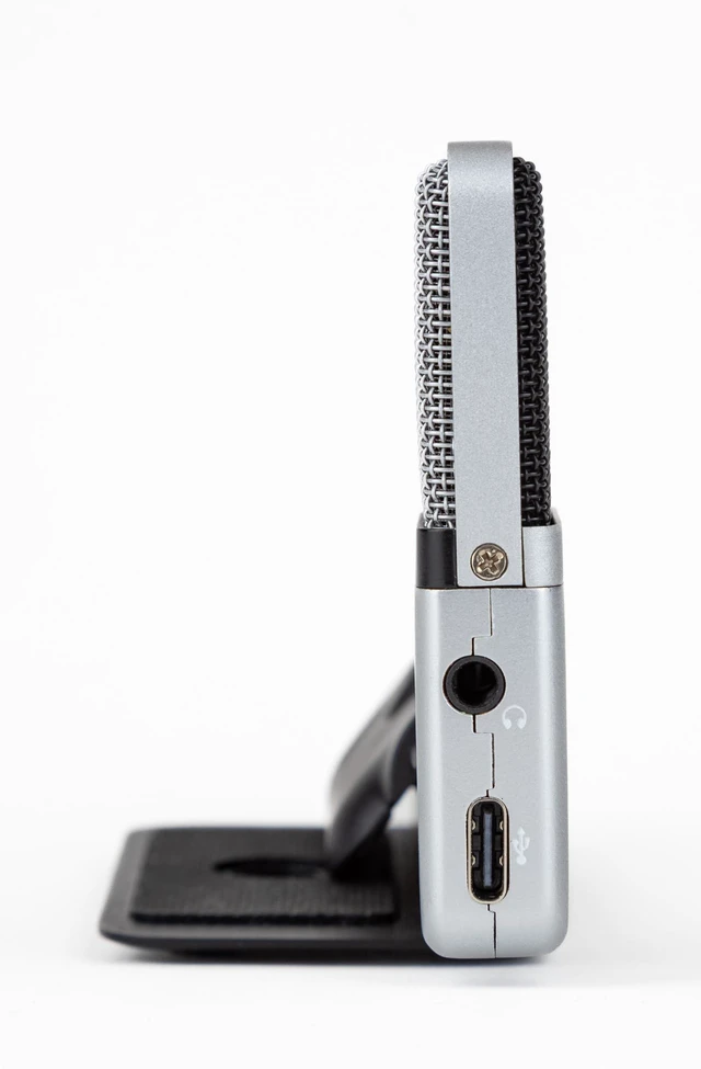 Alt view image 5 of 6 - Samson Go Mic Portable USB Condenser Microphone for Video Conferencing | 16-bit/44.1 kHz, switchable cardioid/omni mode, headphone output, for podcast, streaming and home recording