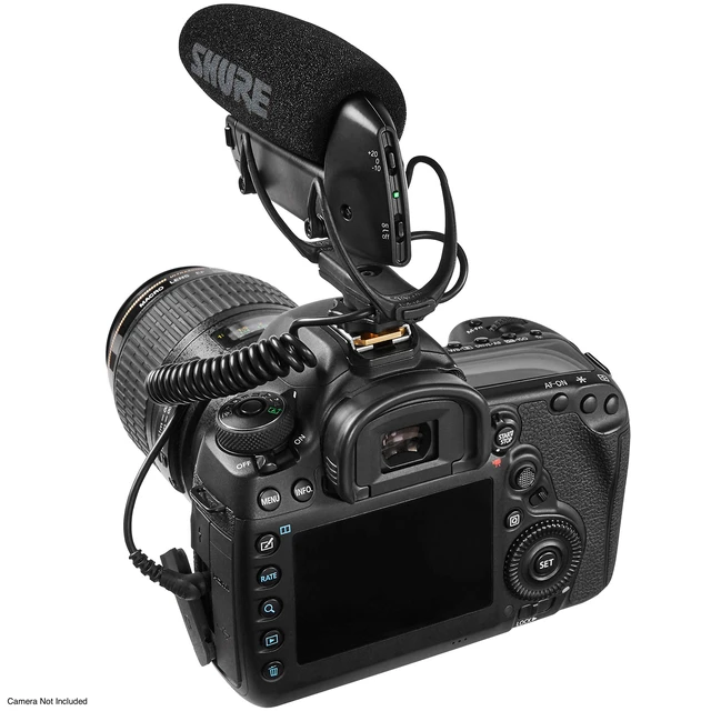 Alt view image 4 of 7 - Shure VP83 LensHopper Camera-Mounted Condenser Shotgun Microphone for use with DSLR Cameras and HD Camcorders - Capture Detailed, High Definition Audio with Full Low-end Response