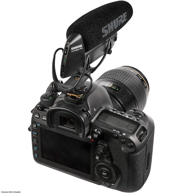 Alt view image 5 of 7 - Shure VP83 LensHopper Camera-Mounted Condenser Shotgun Microphone for use with DSLR Cameras and HD Camcorders - Capture Detailed, High Definition Audio with Full Low-end Response