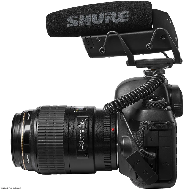 Alt view image 7 of 7 - Shure VP83 LensHopper Camera-Mounted Condenser Shotgun Microphone for use with DSLR Cameras and HD Camcorders - Capture Detailed, High Definition Audio with Full Low-end Response