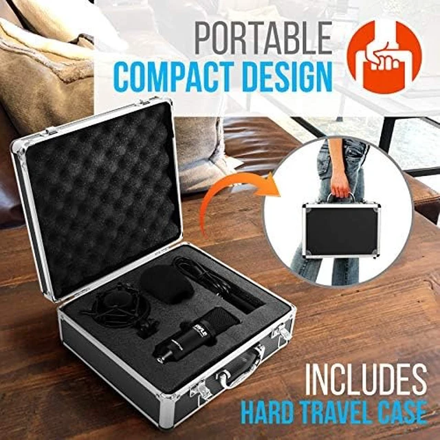 Alt view image 2 of 5 - Pyle USB Microphone Podcast Recording Kit with Desktop Stand and Pop Filter, Audio Cardioid Condenser Mic for Gaming, Streaming, Podcasting, Studio, Youtube, Works with Windows Mac PC