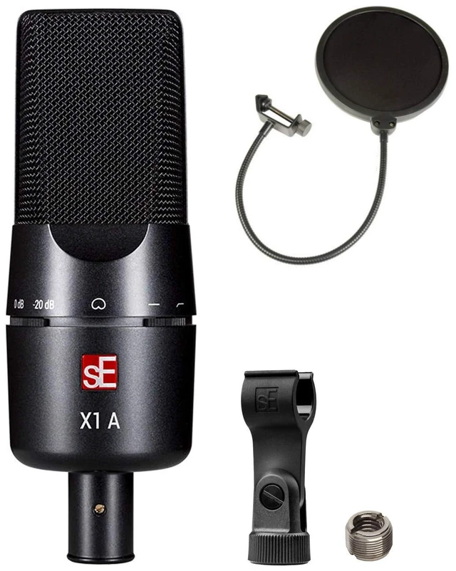 Main image of sE Electronics X1 A Large-Diaphragm Condenser Microphone Bundle with Pop Screen Filter