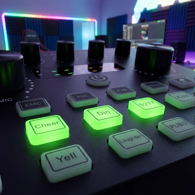 Alt view image 4 of 7 - F998 Podcast Equipment Bundle, Audio Mixer with BM800 Microphone | Podcast Equipment with Sound Card, Recording Studio Equipment for Podcasting Singing Gaming Live Streaming YouTube Tiktok