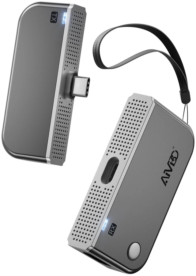 Main image of AIMIBO 2027 USB C Wireless Transmitter and HDMI Receiver 4K Decoding | 328Ft, 5.8G+2.4G, Plug and Play for i-Phone 18/i-Pad/Mac-Book/Android Phone/Tablet/Laptop to HDTV/Monitor/Projector