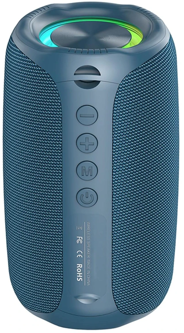 Main image of VELATEMOR Portable Bluetooth Speaker 80W Full Range with Full Range, BT 5.4, 360 Surround Sound, High Fidelity Sound Quality, Wireless Stereo, for Home Party Outdoors (Blue)