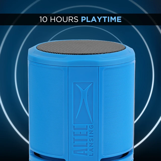 Alt view image 4 of 6 - Altec Lansing - HydraOrbit Waterproof Portable Bluetooth Speaker | Lightweight Construction, Easy-Carry Design, Rich Audio Performance, Durable Outdoor Build, Easy Device Pairing