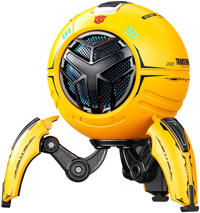 Main image of Transformers TF-Y17Pro Mecha Bluetooth TWS Speaker, 10W Hi-Fi 57mm Driver, Portable RGB Speaker with Detachable Foldable Tri-Pedal Stand, 2000mAh, Gaming Desk Décor Autobots (Bumblebee Yellow)