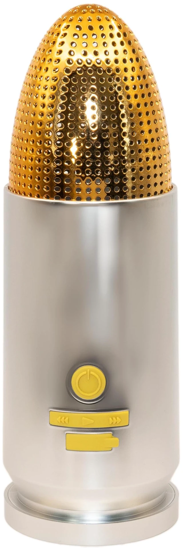 Main image of Catastrophic Industries Bullet Bluetooth Speaker | Portable Wireless Speaker, TWS Pairing, 70ft Range | IPX5 Waterproof, Rugged Outdoor Design, USB-C Fast Charging, 810Hr Battery Life (Silver)