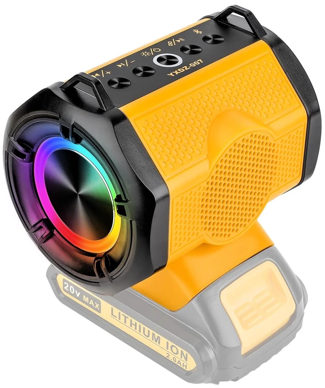 Main image of Taingwei Bluetooth Speaker for Dewalt 20v 60v Battery,30W Cordless Small Speaker for Jobsites, Home and Party (Battery not Included)