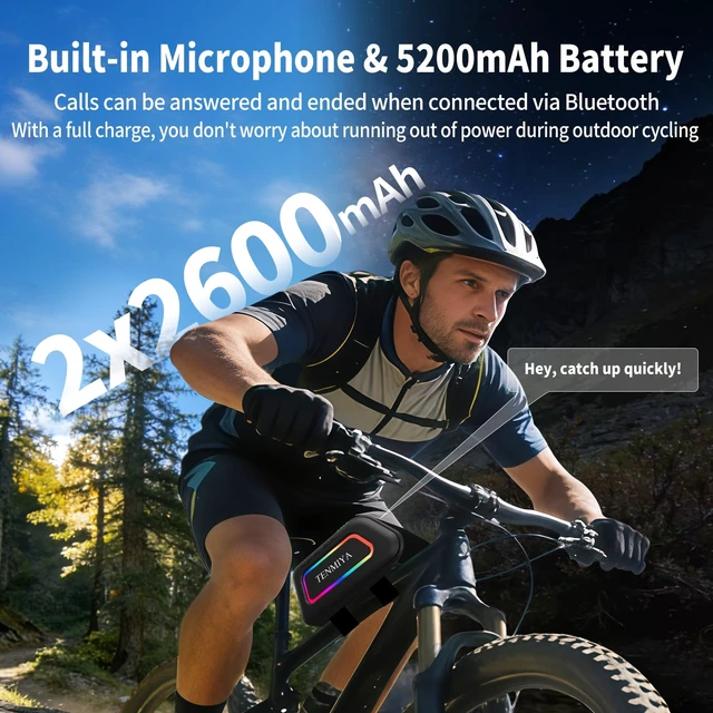 Alt view image 3 of 7 - Portable Bluetooth Speaker, 30W Loud Wireless Speaker with Stereo Sound and Deep Bass, IPX7 Waterproof, BT 5.3,12H Playtime, TWS Pairing, Home/Outdoor/Travel/Golf/Bike Speaker for Men/Women/Teen Gift