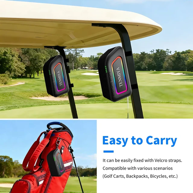 Alt view image 5 of 7 - Portable Bluetooth Speaker, 30W Loud Wireless Speaker with Stereo Sound and Deep Bass, IPX7 Waterproof, BT 5.3,12H Playtime, TWS Pairing, Home/Outdoor/Travel/Golf/Bike Speaker for Men/Women/Teen Gift