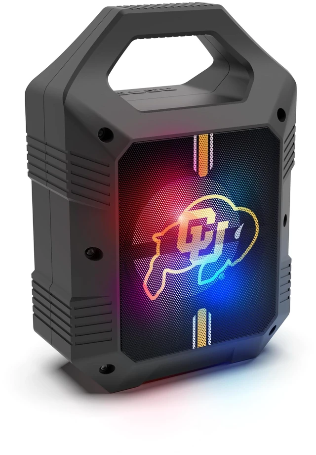 Main image of SOAR NCAA ShockBox XL LED Wireless Bluetooth Speaker, Colorado Buffaloes
