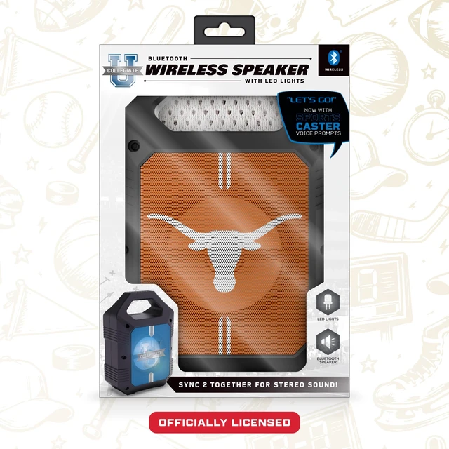 Alt view image 2 of 7 - SOAR NCAA ShockBox XL LED Wireless Bluetooth Speaker, Colorado Buffaloes