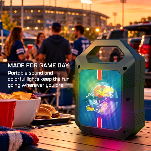 Alt view image 7 of 7 - SOAR NCAA ShockBox XL LED Wireless Bluetooth Speaker, Colorado Buffaloes