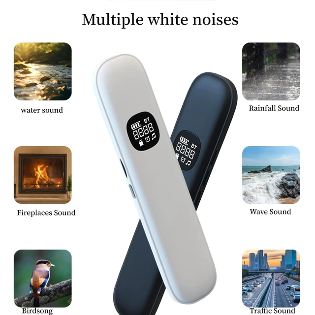 Alt view image 5 of 7 - Under Pillow Speaker for Sleeping, Sleepbar Speakerr Under Pillow, White Noise Machine Audio Pillow Sleep Earphone, Mini Portable Sleep Speaker for Travel (Blue)