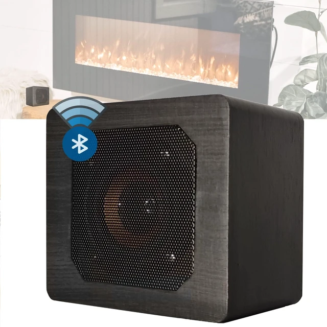 Main image of Trebisky Fire Crackler Sound Machine, Bluetooth Fireplace Speaker (Gen 2) | Bluetooth speaker with realistic fireplace comfort crackling sounds soothing white noise for electric gas fireplace at home
