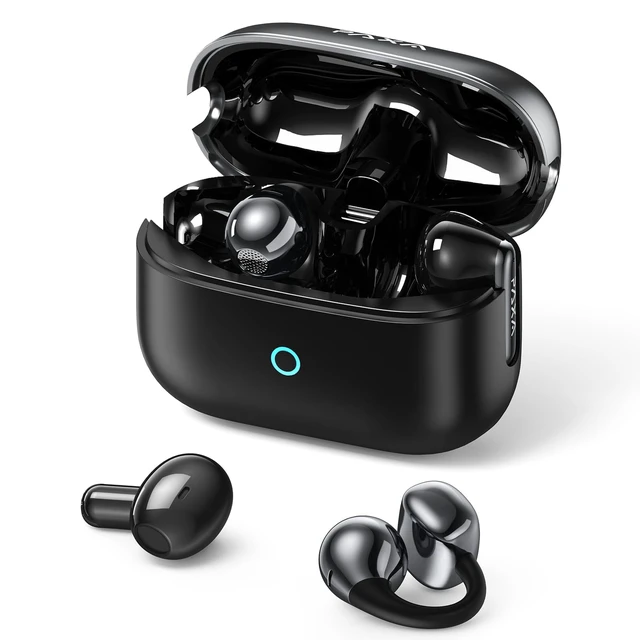 Main image of PAXA 2-in-1 Open-Ear Clip-on Headphones with in-Ear Earbuds, Dual-Mode | Wireless Earbuds Bluetooth 6.0, Open Ear Comfort and In-Ear Focus, 60H Play, Idea for Work Running Fitness Daily Use