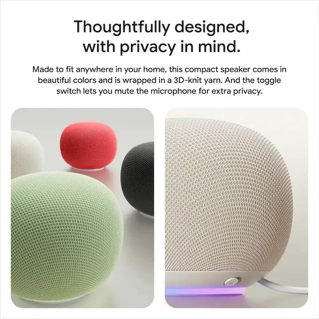 Alt view image 5 of 7 - Google - Premium Audio Speaker- 360-Degree Sound (Porcelain)