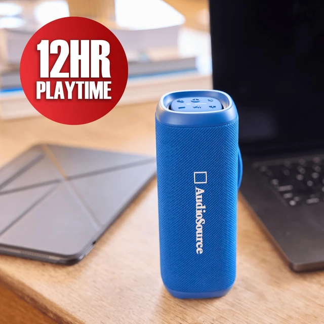 Alt view image 5 of 7 - Audiosource Waterproof Portable Bluetooth Speaker w/ Dual Passive Radiators | 30Watts|Dual Passive Radiators for Deep Bass|Bluetooth v5.4|Auracast Multi-Speaker Pairing|IP67 Waterproof|12H+ Battery
