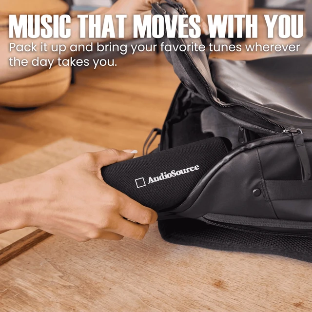 Alt view image 7 of 7 - Audiosource Waterproof Portable Bluetooth Speaker w/ Dual Passive Radiators | 30Watts|Dual Passive Radiators for Deep Bass|Bluetooth v5.4|Auracast Multi-Speaker Pairing|IP67 Waterproof|12H+ Battery
