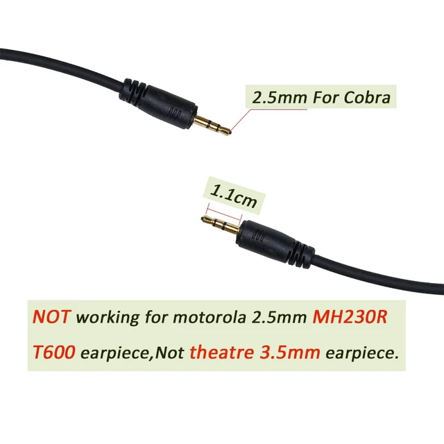 Alt view image 3 of 7 - BVMAG Walkie Talkie Earpiece Compatible with Cobra Cxt195 Cx112 10Pack | PX650 Cx112 ACXT1035r ACXT145 ACXT545 RX385 RX685 Two Way Radio