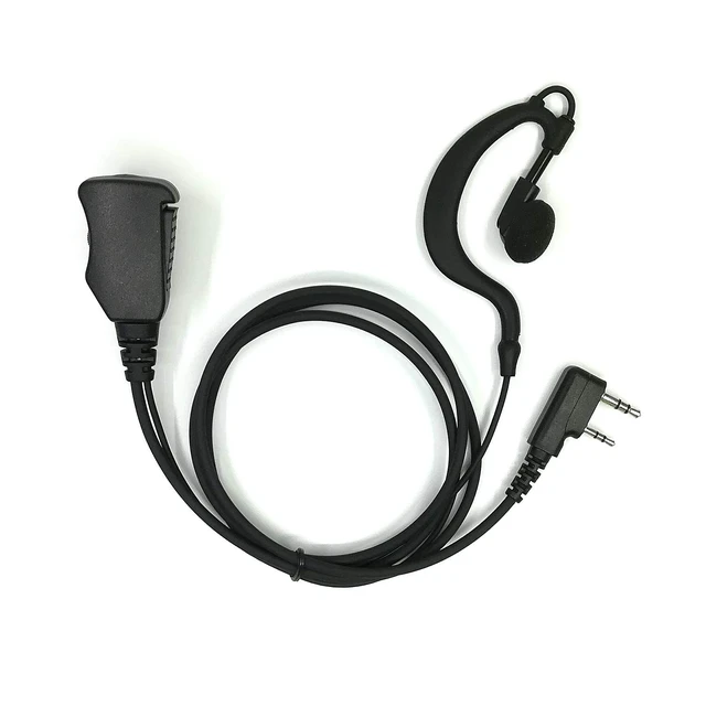 Alt view image 7 of 7 - 10pcs Walkie Talkie Earpieces for Baofeng with Volume Roller | UV-5R BF-F8HP BF-888S Retevis H-777 RT22 RT21 RT27 H-777S Arcshell