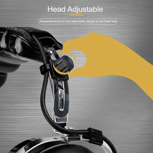 Alt view image 5 of 7 - Retevis Noise Reduction Radio Headset with Mic,Racing Headset,1 Pack | Elastic Metal Bracket,for RT21 RT68 RT86 RT22,Compatible with Baofeng UV-5R/5RM, Pxton Radio,2 Way Headset Communication