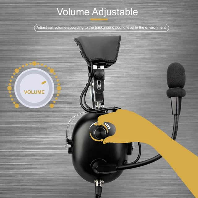 Alt view image 6 of 7 - Retevis Noise Reduction Radio Headset with Mic,Racing Headset,1 Pack | Elastic Metal Bracket,for RT21 RT68 RT86 RT22,Compatible with Baofeng UV-5R/5RM, Pxton Radio,2 Way Headset Communication