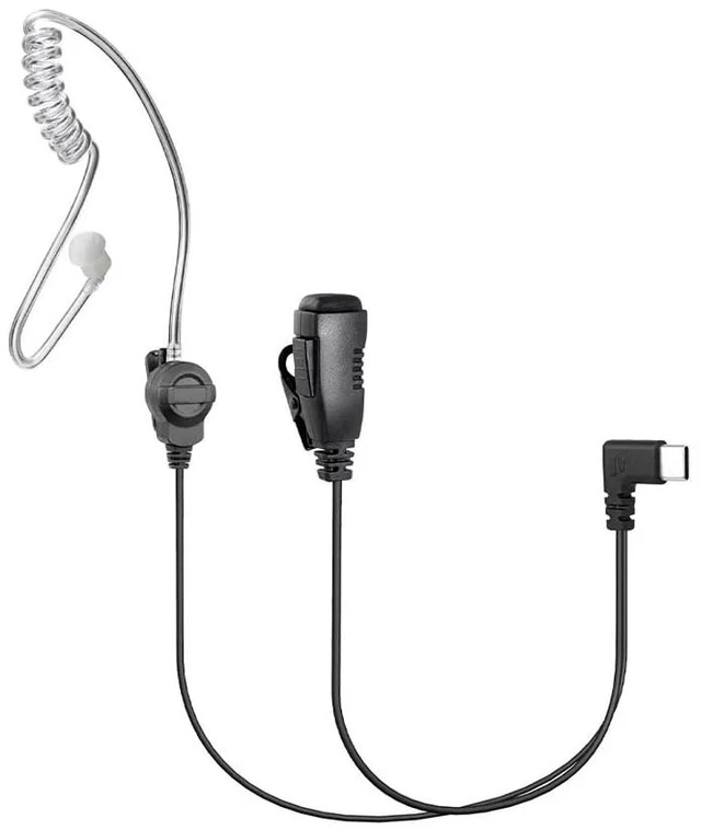 Main image of VOICEPING PTT Earpiece USB C - Earbuds with PTT Button and Mic (for Teams, Zello, and Other Walkie Talkie Apps on Android/iOS Smartphones)