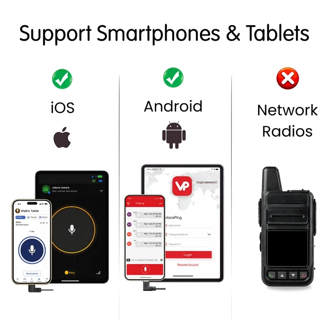 Alt view image 2 of 7 - VOICEPING PTT Earpiece USB C - Earbuds with PTT Button and Mic (for Teams, Zello, and Other Walkie Talkie Apps on Android/iOS Smartphones)