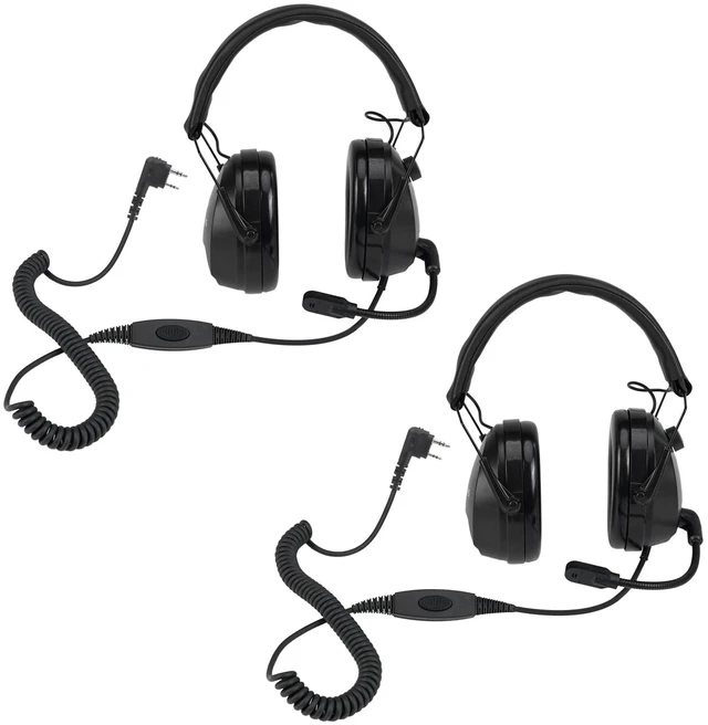 Main image of Retevis EHK012 Two Way Radio Headset with Mic, Noise Reduction, 2 Pack | Volume Adjust,for RT22 RT21 RT68 H777,Compatible with Baofeng BF-888S/BF-F8HP/AR-5RM,Pxton PX-777S,Walkie Talkie Headphone