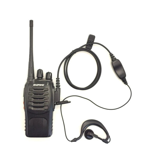 Alt view image 6 of 6 - 10pcs Walkie Talkie Earpieces for Baofeng UV-5R 888S Retevis RT22 RT21 RT68 RT68H H777 and Kenwood 2 Way Radios Earhook Headsets