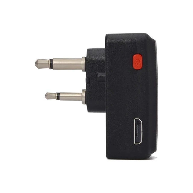 Alt view image 6 of 7 - LingAura Bluetooth Wireless Two Way Radio Walkie Talkie Headset Earpiece with Finger PTT for Midland LXT80 LXT110 LXT112 LXT114 ICOM IC-F4 F20 F21 F22 F24 F25 F26 V8 V80 V80E V82 2pin wakie-Talkie