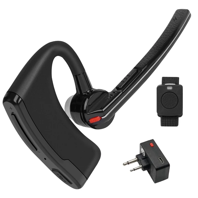Alt view image 7 of 7 - LingAura Bluetooth Wireless Two Way Radio Walkie Talkie Headset Earpiece with Finger PTT for Midland LXT80 LXT110 LXT112 LXT114 ICOM IC-F4 F20 F21 F22 F24 F25 F26 V8 V80 V80E V82 2pin wakie-Talkie