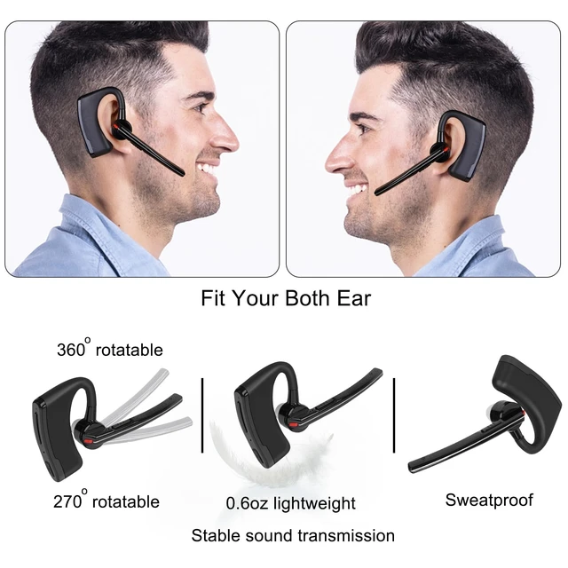 Alt view image 6 of 7 - Bluetooth Earpiece Headset with PTT MIC for Motorola CP200 CP200D CP185 CLS1410 CLS1110 BRP40 DTR650 RDU2020 RDU4100 RDU4160D RDU2080D Yaesu FT-4XR FT-4VR FT-65R FT-25R Handheld Walkie-Talkie