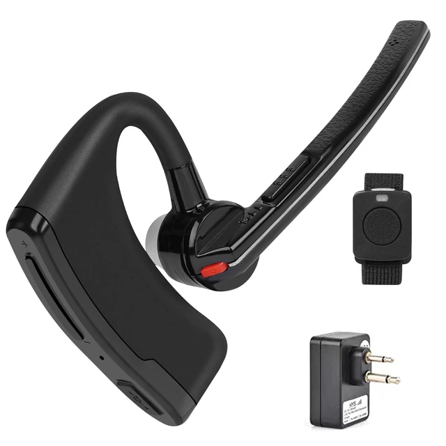 Alt view image 7 of 7 - Bluetooth Earpiece Headset with PTT MIC for Motorola CP200 CP200D CP185 CLS1410 CLS1110 BRP40 DTR650 RDU2020 RDU4100 RDU4160D RDU2080D Yaesu FT-4XR FT-4VR FT-65R FT-25R Handheld Walkie-Talkie