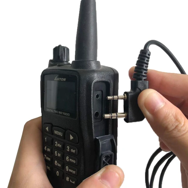 Alt view image 2 of 7 - Walkie Talkie Earpiece with Mic for BaoFeng Radio Retevis Headset for Baofeng UV-5R BF-888S Arcshell Retevis H-777 RT21 RT22 Kenwood 2 Way Radio by LUITON (10 Pack)