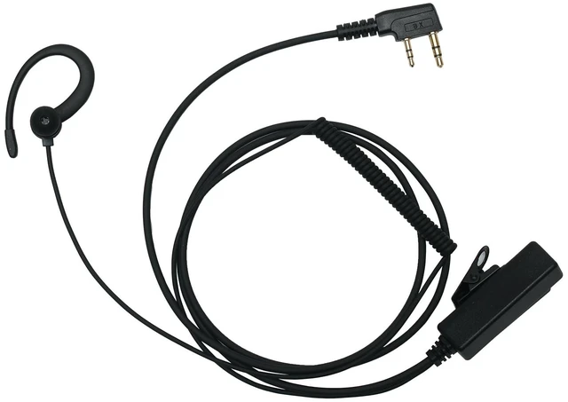 Alt view image 7 of 7 - 10 Pack Walkie Talkie Earpiece Headset with MIC PTT C-Shape | Compatible with Baofeng UV-5R BF-888S BF-F8HP BF-F9 Kenwood TK-2107 TK-3107 H777 RT7 RT21 Two Way Radios