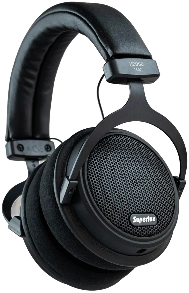 Main image of Superlux HD990 150 Open-Back Studio Headphones with 50mm Neodymium Drivers | with responsive 50mm drivers and a 150 design for capable interfaces, mixers and dedicated headphone amplifiers.