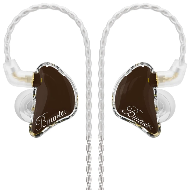 Main image of BASN Bmaster Triple-Driver Driver in-Ear Monitors for Musicians, Earth | Powerful-Bass, Noise-Isolating Wired IEMs with HiFi Stereo Sound for Musicians, Singers, Drummers, Stage and Studio